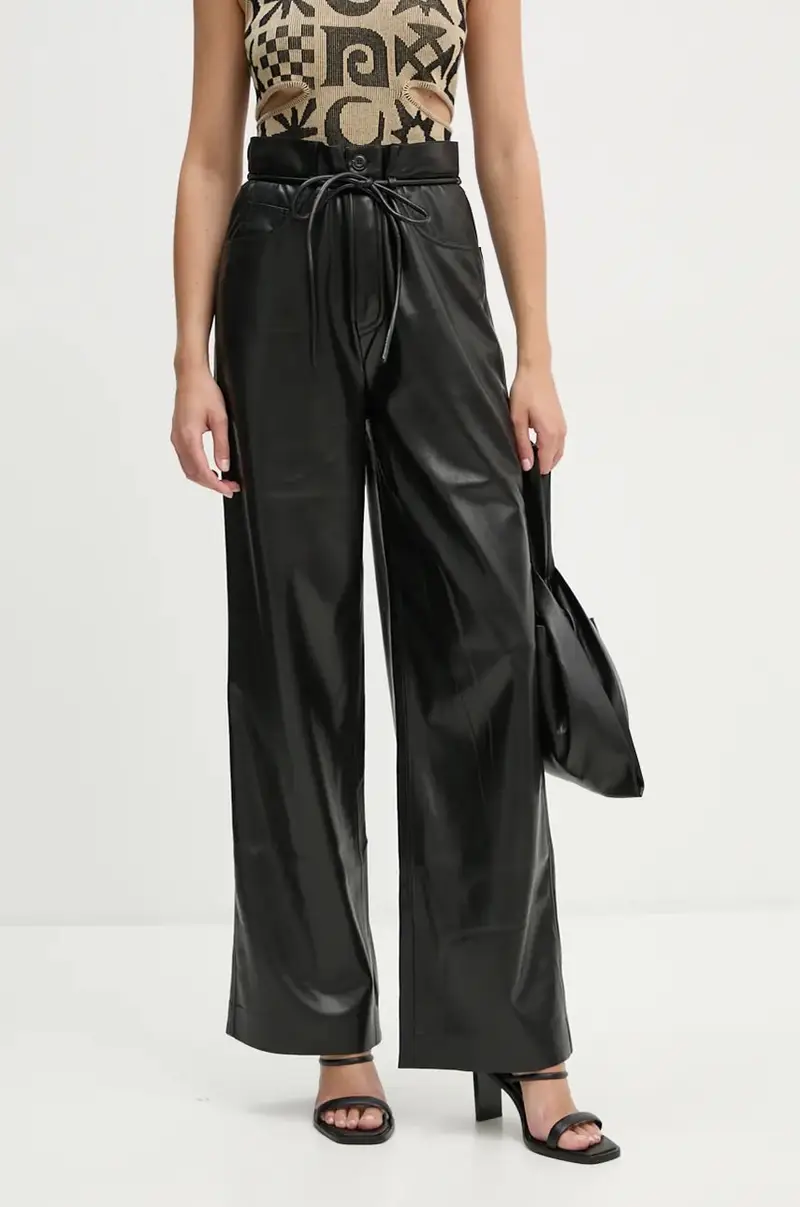 pantaloni SATO donna colore nero NW24PFOW10151