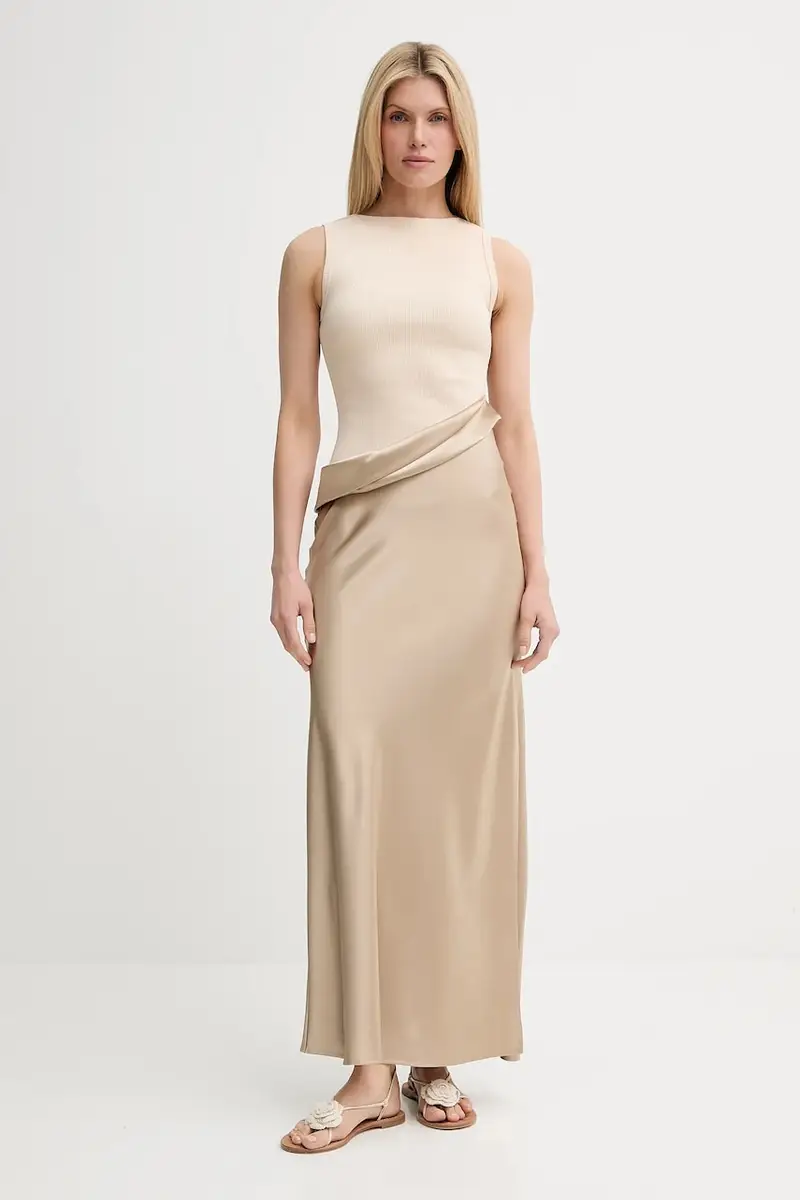 vestito COBEE colore beige NW25SSDR21175