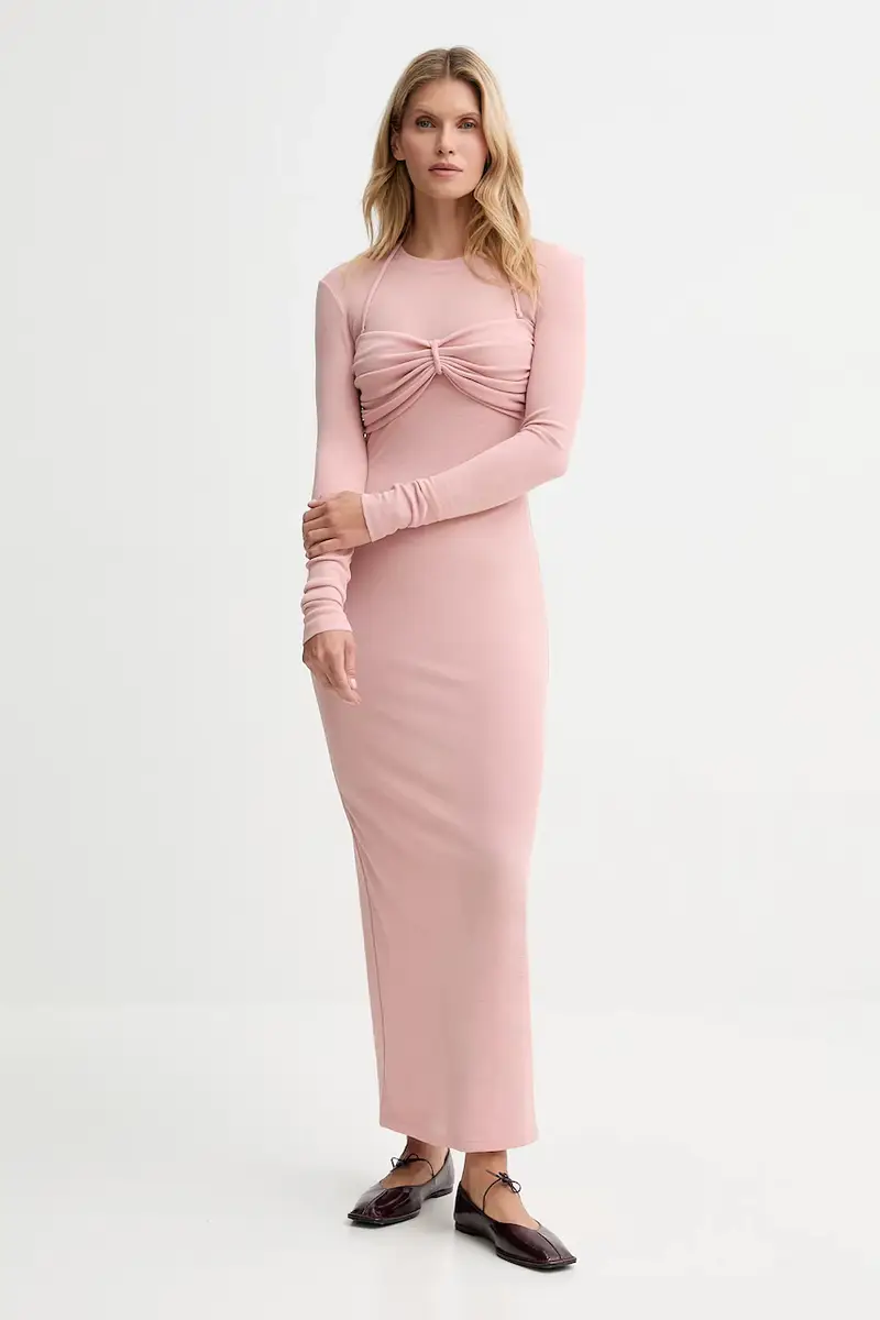 vestito colore rosa NW25PFDR07931