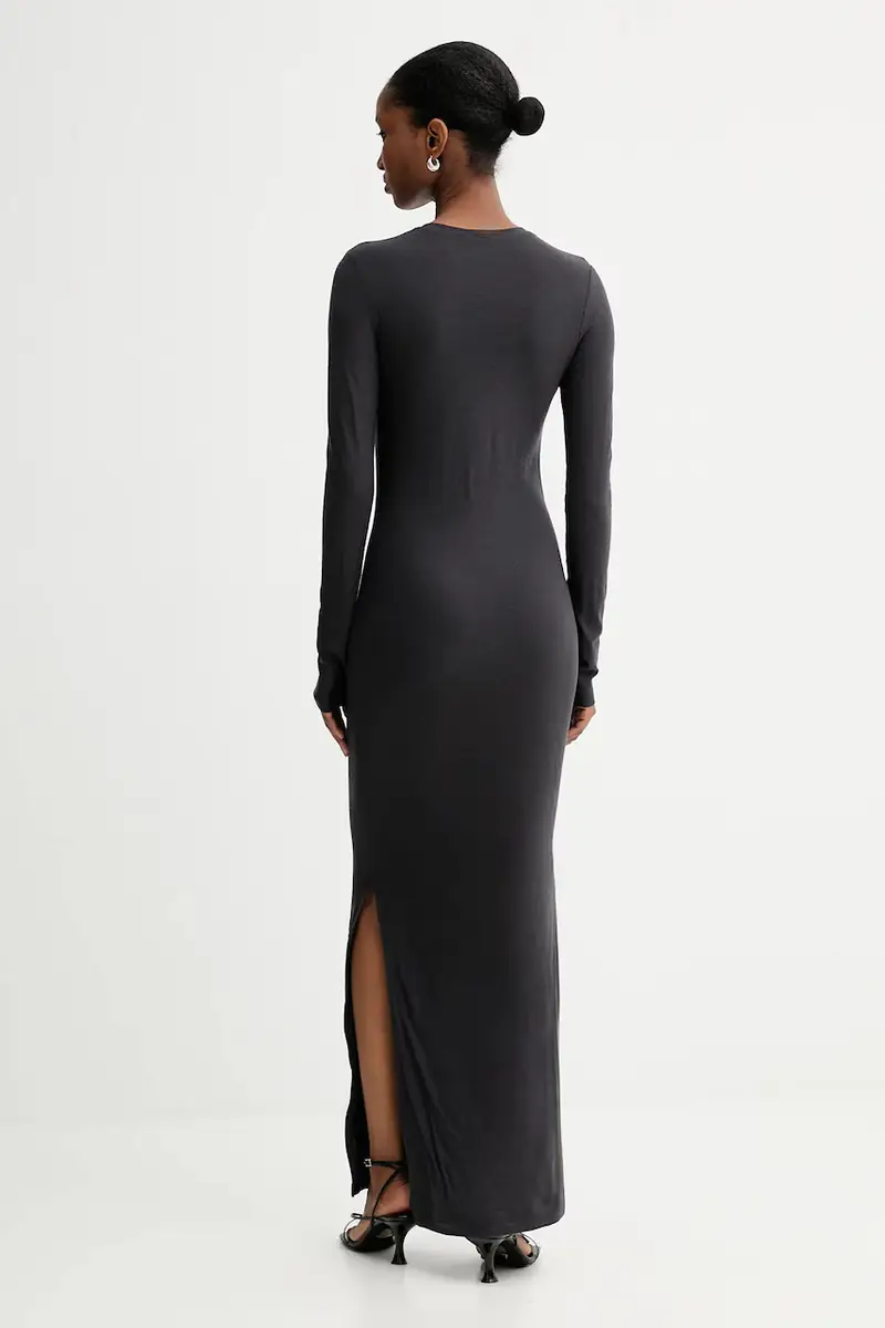 vestito in lana colore grigio NW25PFDR10792 miniatura 3