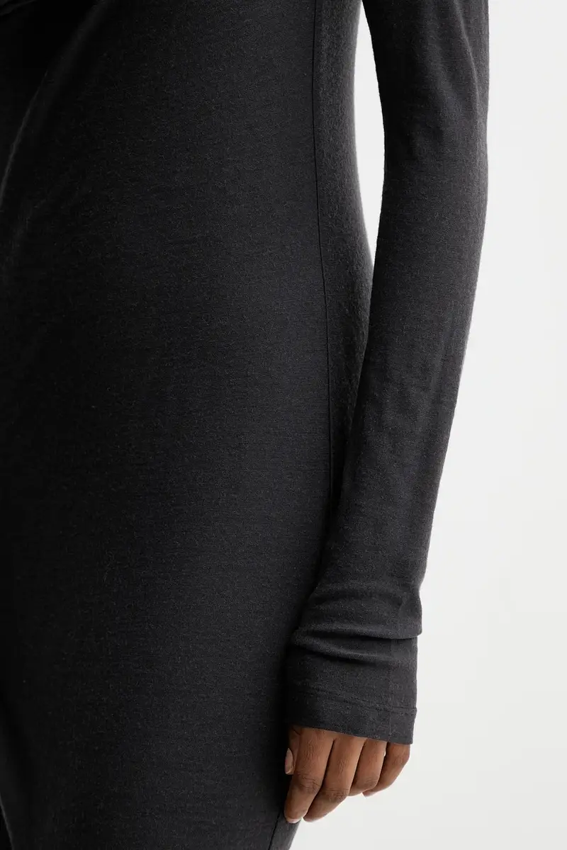 vestito in lana colore grigio NW25PFDR10792 miniatura 5