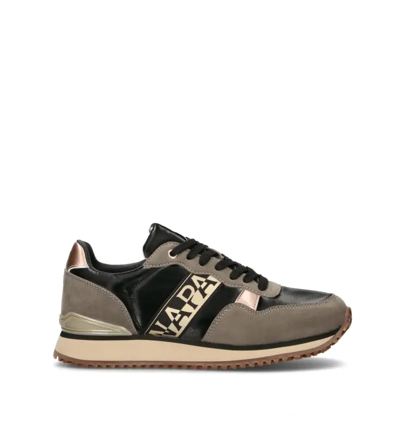 Sneaker donna nera/grigia Vario