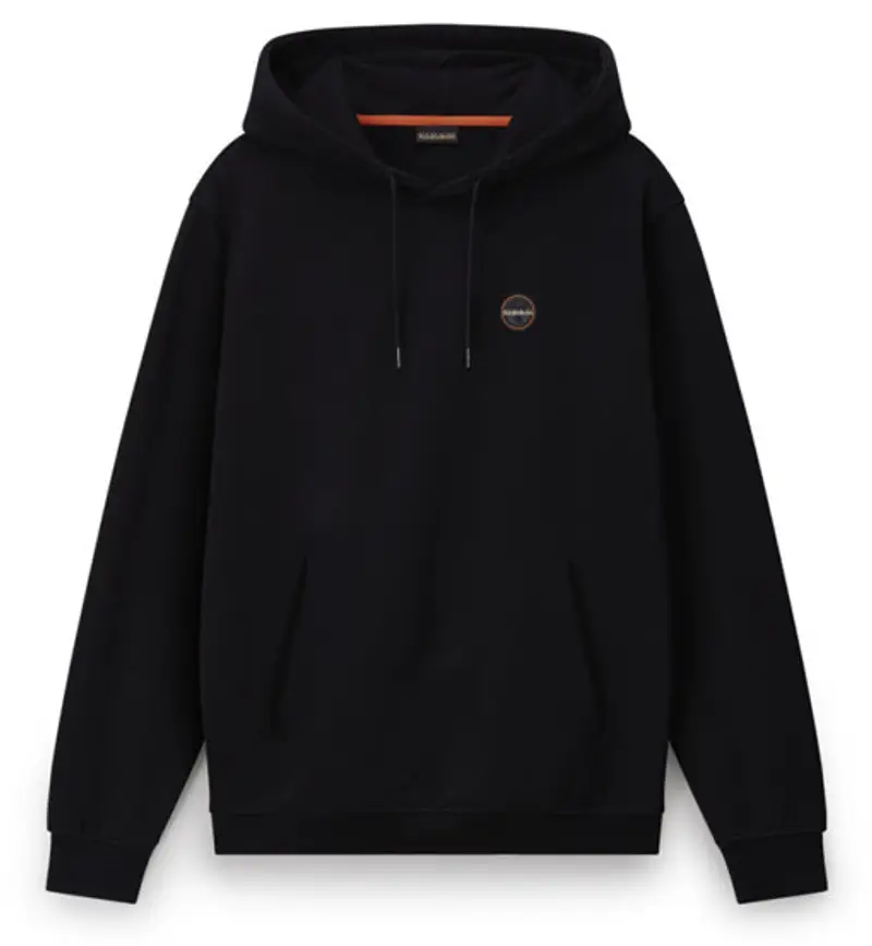 B-Badge M - felpa con cappuccio - uomo Black