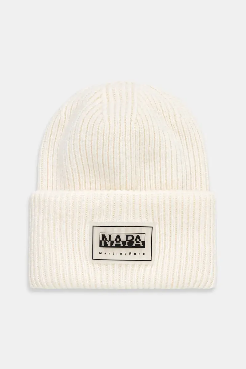 berretto in lana Napapijri x Martine Rose colore beige NP0A4FQ8N1A1