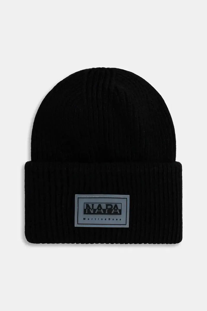 berretto in lana Napapijri x Martine Rose colore nero NP0A4FQ89411