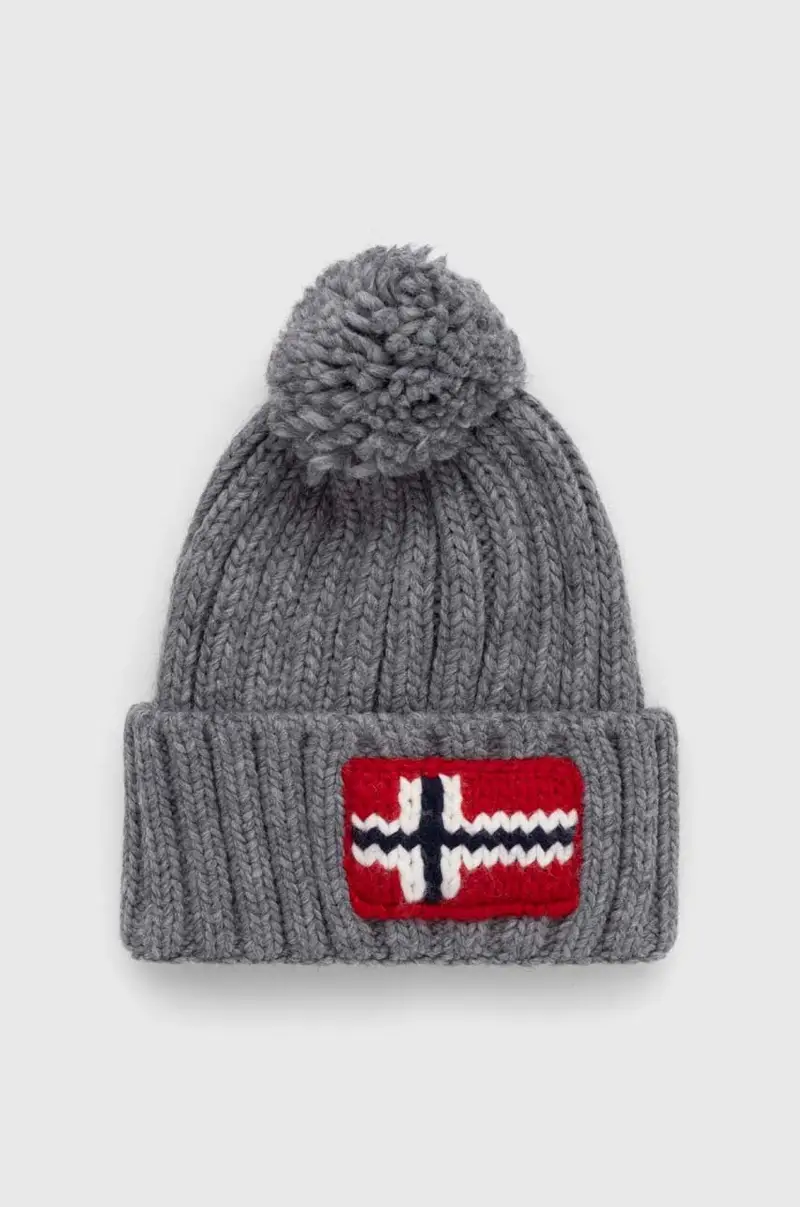 berretto in misto lana Grigio
