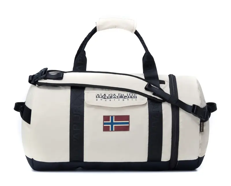 Borsone Zaino Napapijri Bering Travel Beige Silver