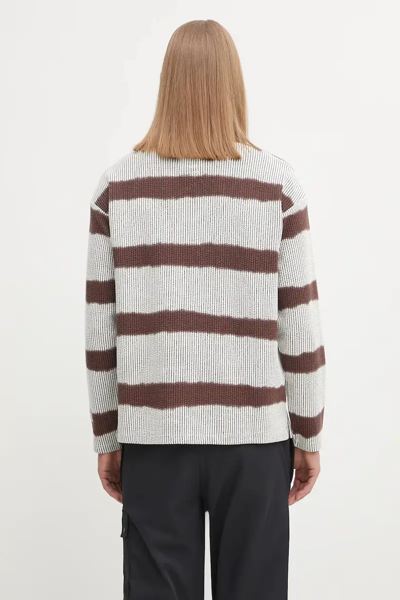 camicia a maniche lunghe Napapijri x Martine Rose uomo colore marrone NP0A4FPHL641 miniatura 3