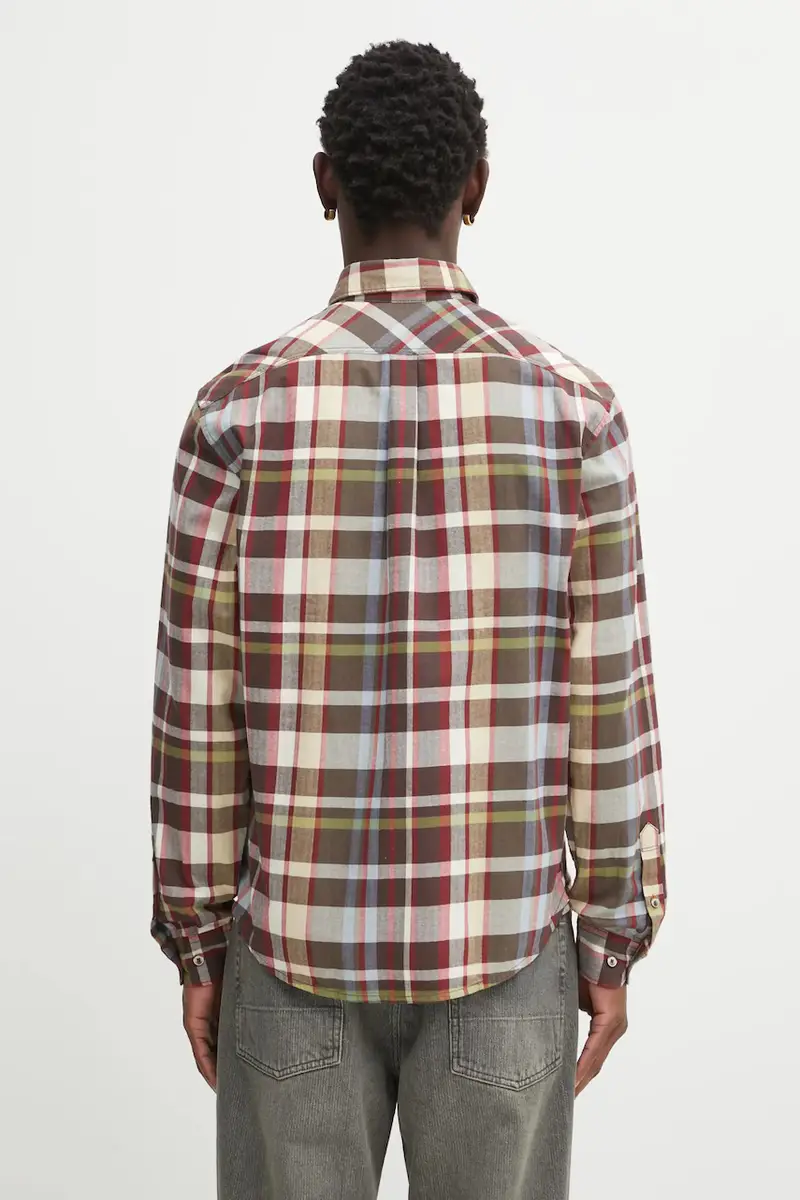 camicia in cotone G-Trekking 3 uomo colore marrone NP0A88TLCBX1 miniatura 3