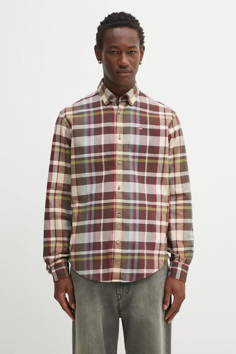 camicia in cotone G-Trekking 3 uomo colore marrone NP0A88TLCBX1