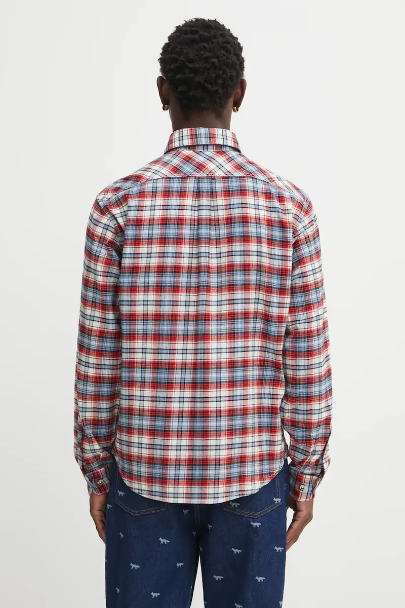 camicia in cotone G-Trekking 3 uomo colore rosso NP0A88TLCBU1 miniatura 3