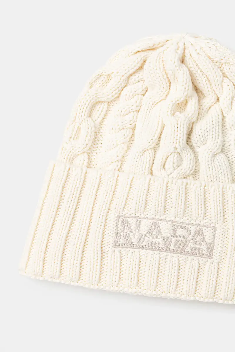 cappello con lana F-Tires Beige miniatura 3