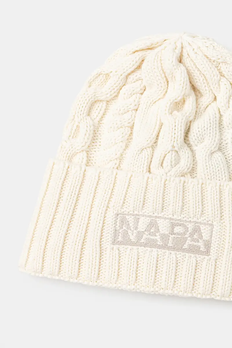 cappello con lana F-Tires colore beige NP0A88YXN1J1 miniatura 3