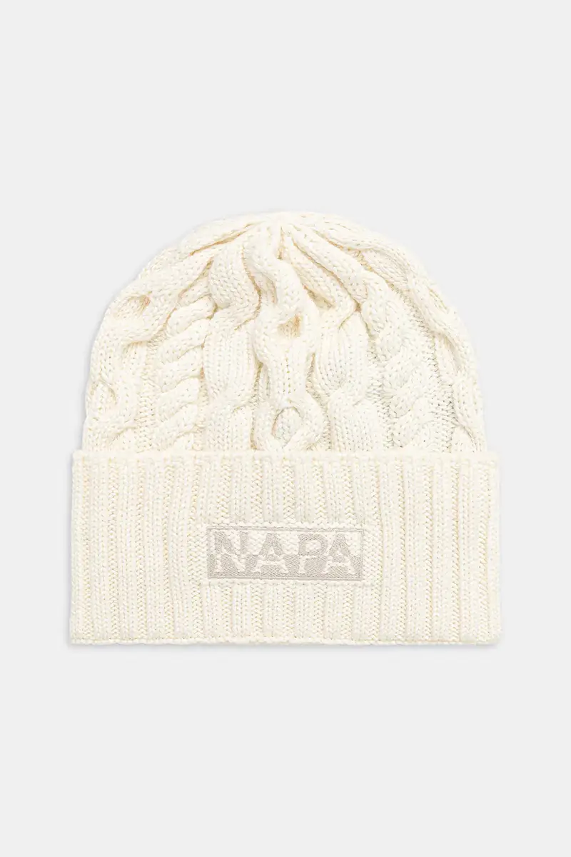 cappello con lana F-Tires colore beige NP0A88YXN1J1