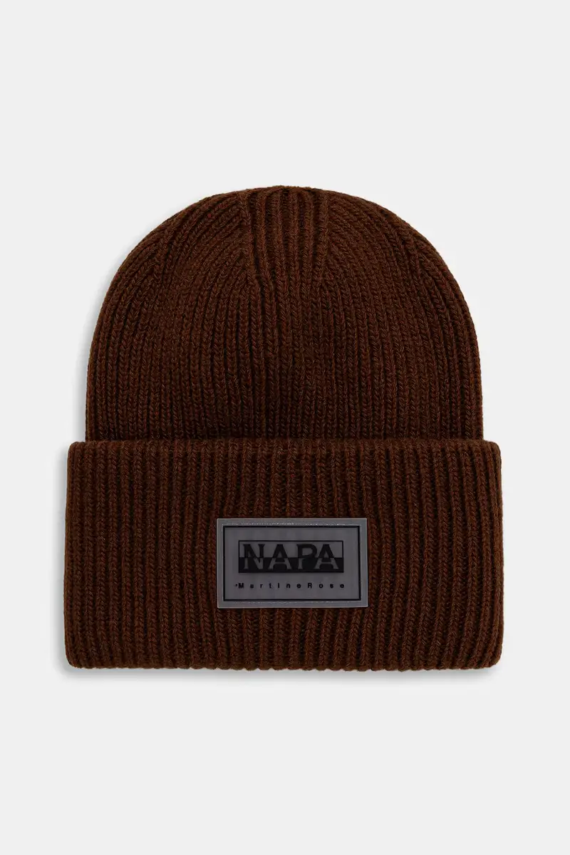 cappello in cotone bambini Napapijri x Martine Rose colore marrone NP0A4FQ8WT11