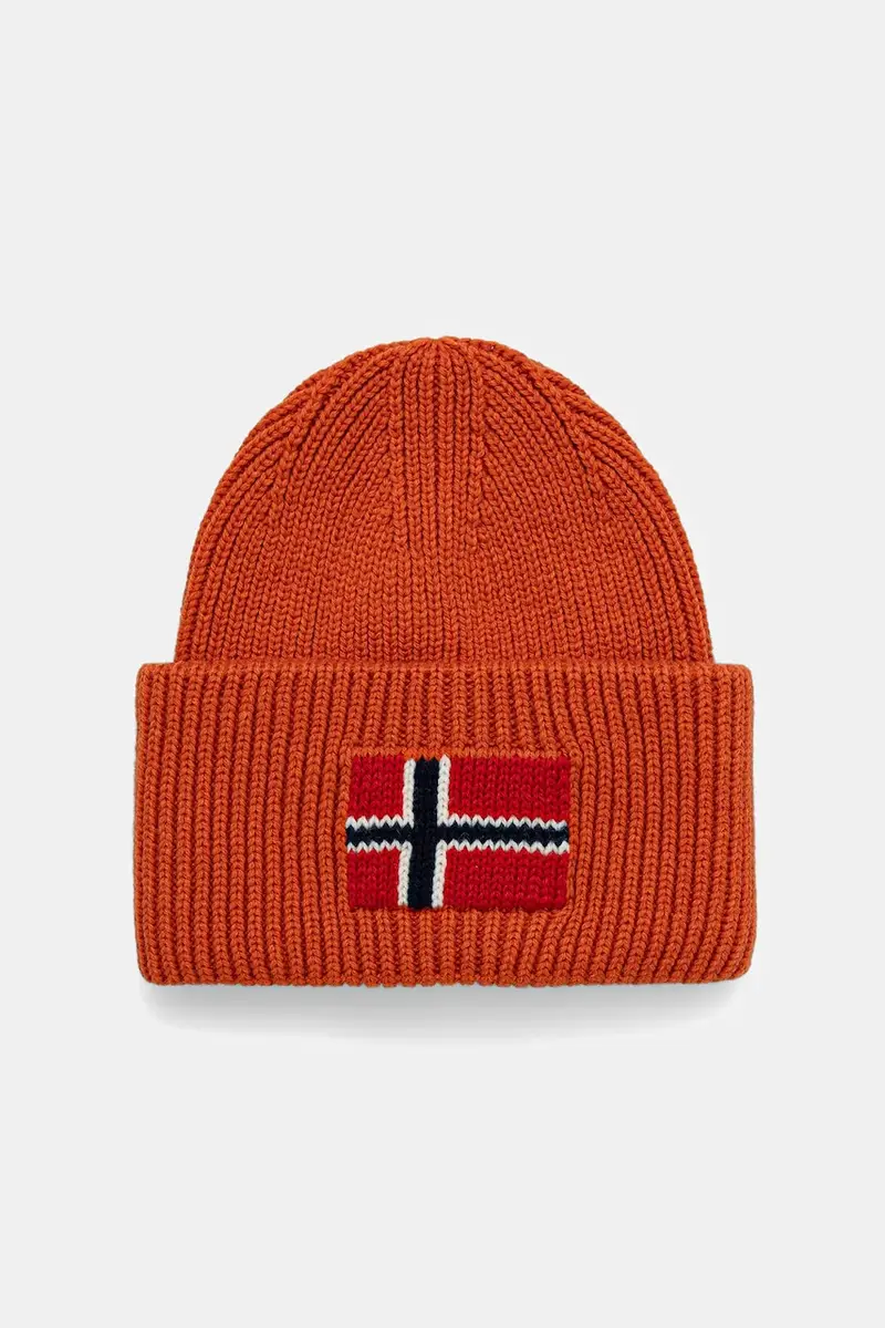 cappello in lana F-Evei colore arancione NP0A893PA681