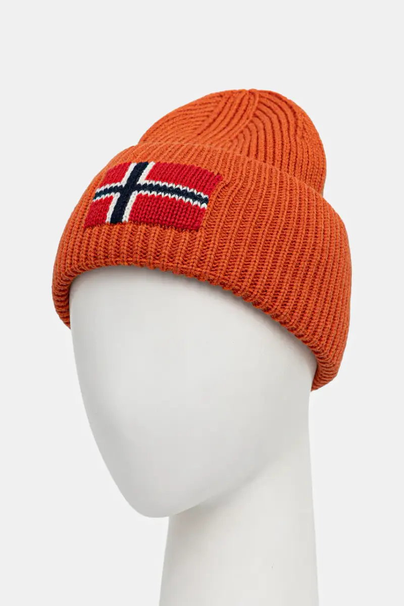 cappello in lana F-Evei colore arancione NP0A893PA681 miniatura 2