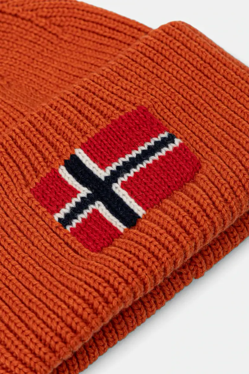 cappello in lana F-Evei colore arancione NP0A893PA681 miniatura 3