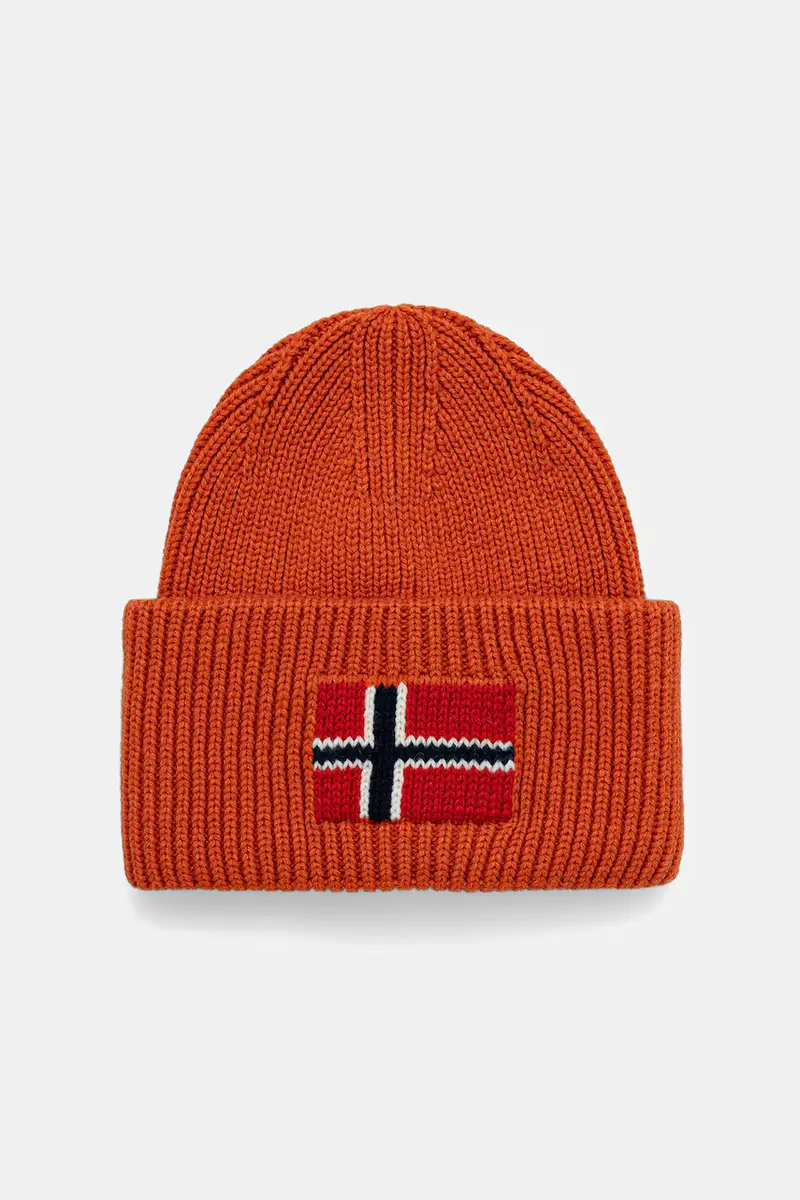 cappello in lana F-Evei colore arancione NP0A893PA681