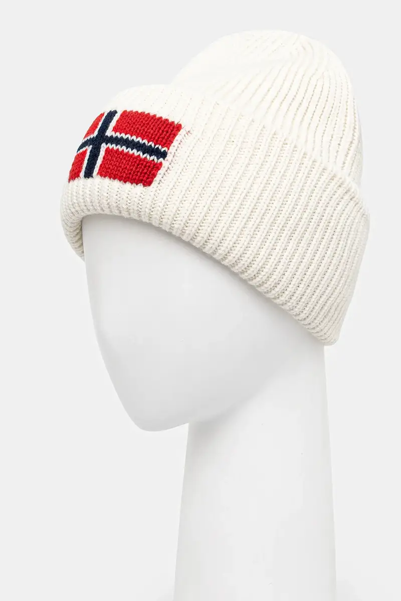 cappello in lana F-Evei colore beige NP0A893PN1J1 miniatura 2