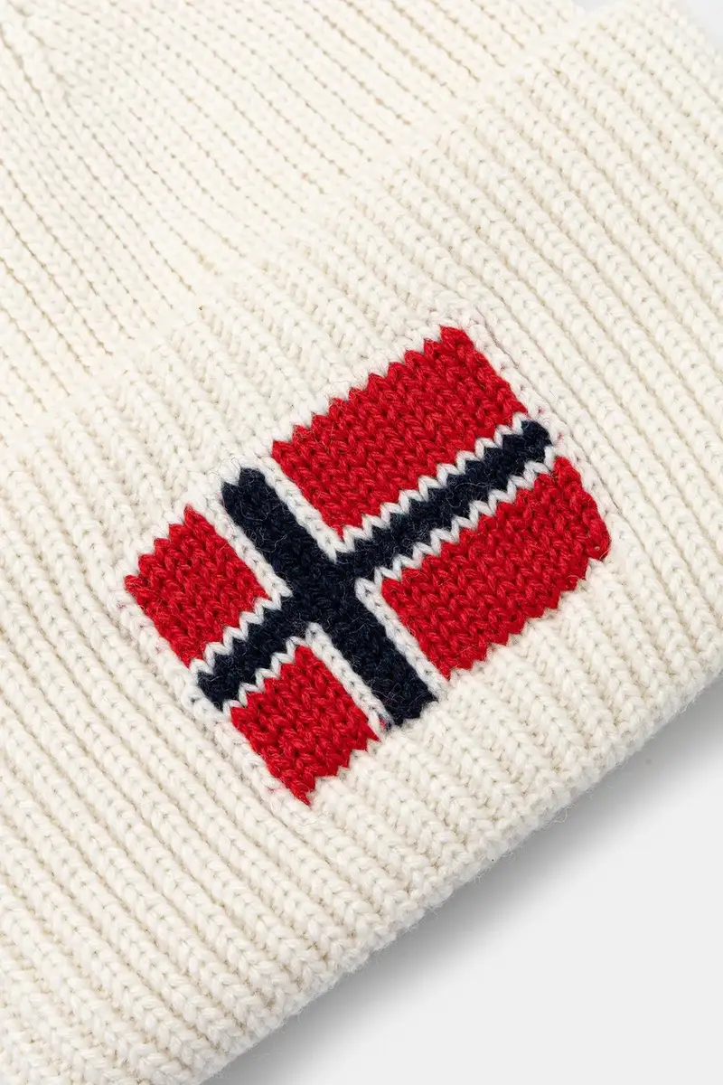 cappello in lana F-Evei colore beige NP0A893PN1J1 miniatura 3