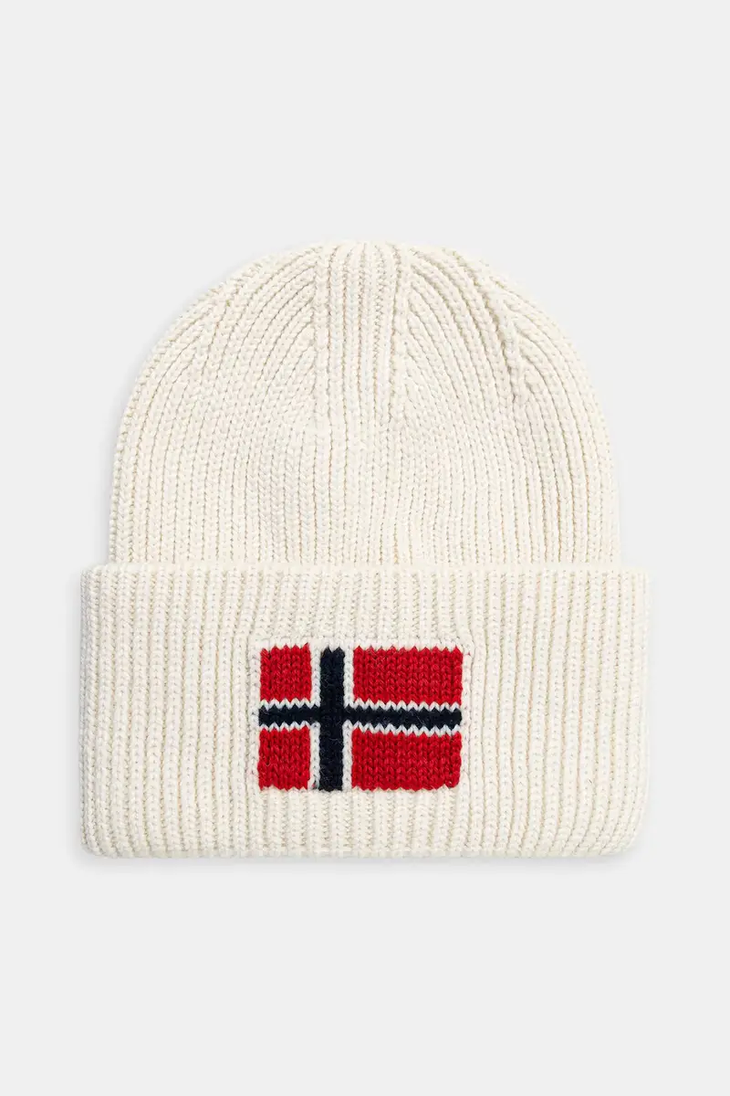 cappello in lana F-Evei colore beige NP0A893PN1J1