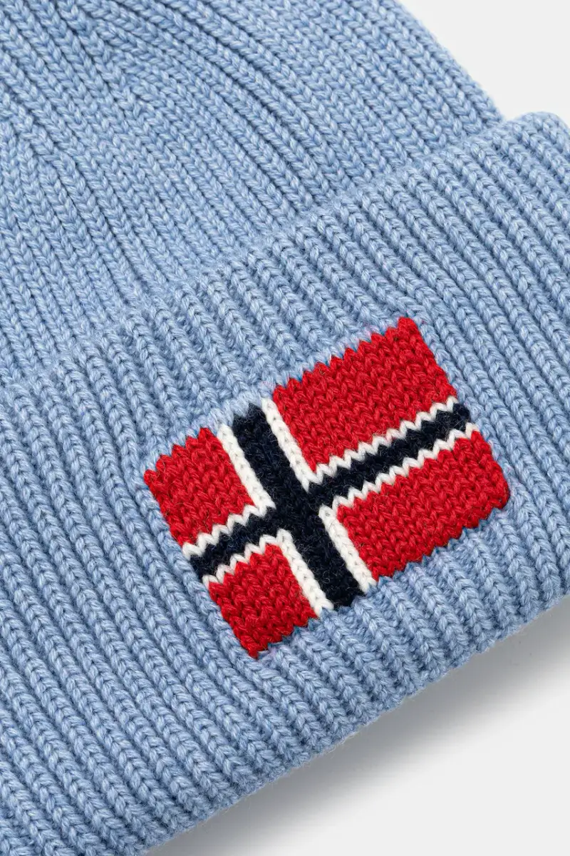 cappello in lana F-Evei colore blu NP0A893PI841 miniatura 3