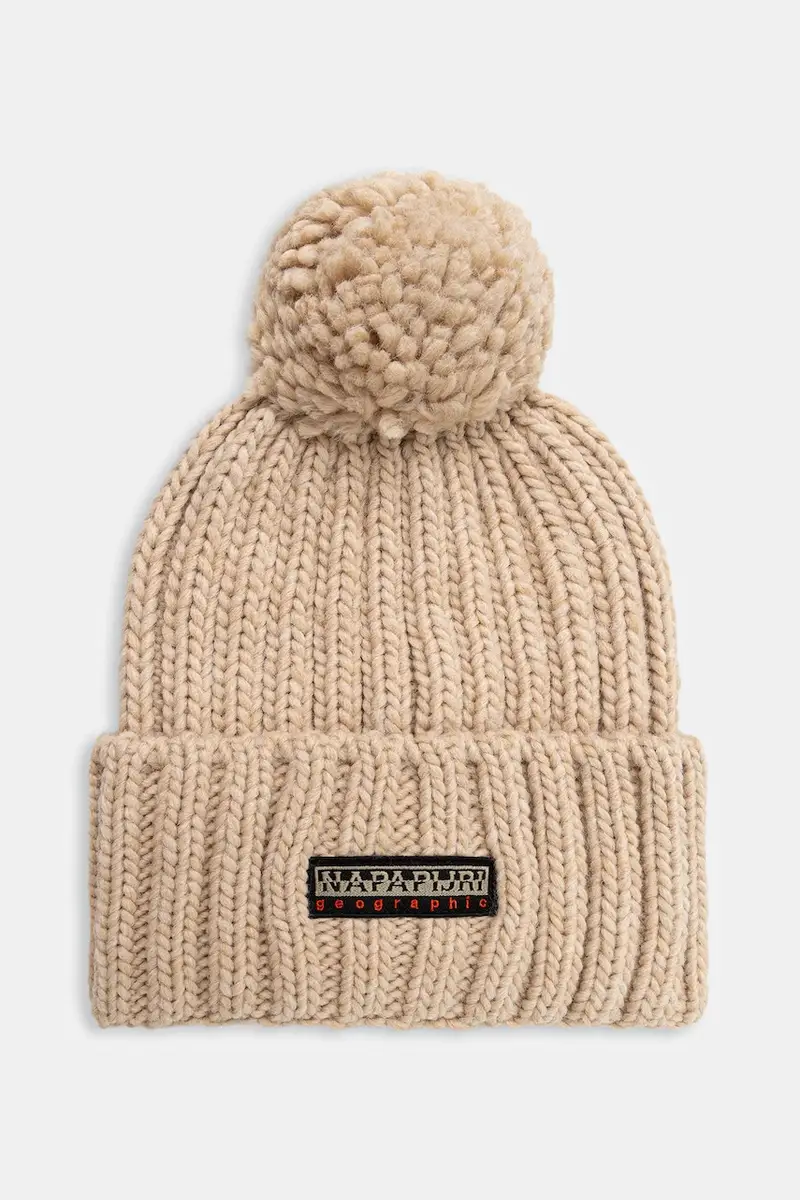 cappello in lana Fea 2 colore beige NP0A4GKAN1J1