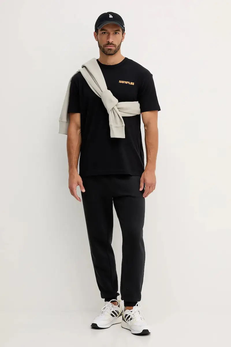 felpa B-Fiemme uomo colore grigio con cappuccio con applicazione NP0A88SAH641 miniatura 2