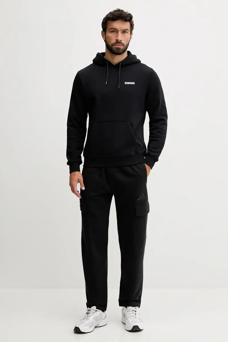 felpa B-Guide uomo colore nero con cappuccio NP0A88V49411 miniatura 2