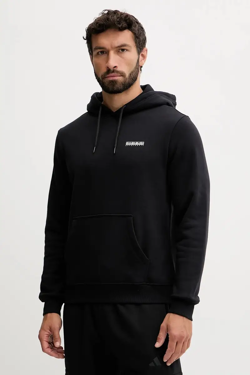 felpa B-Guide uomo colore nero con cappuccio NP0A88V49411 miniatura 3