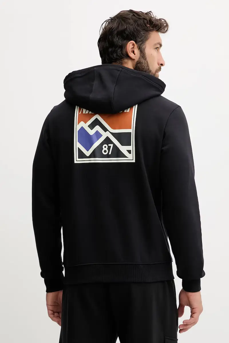 felpa B-Guide uomo colore nero con cappuccio NP0A88V49411