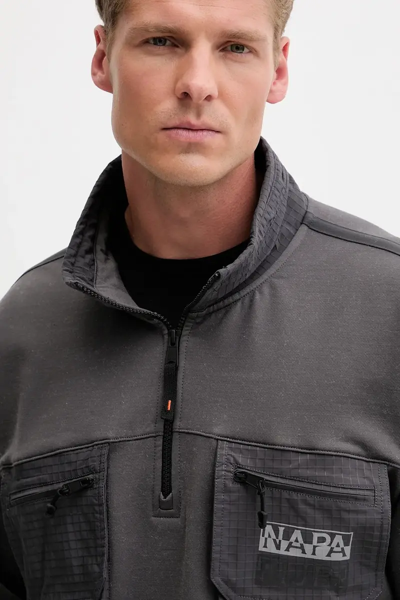 felpa B-Tusco Hz uomo colore grigio NP0A4IC9H981 miniatura 4