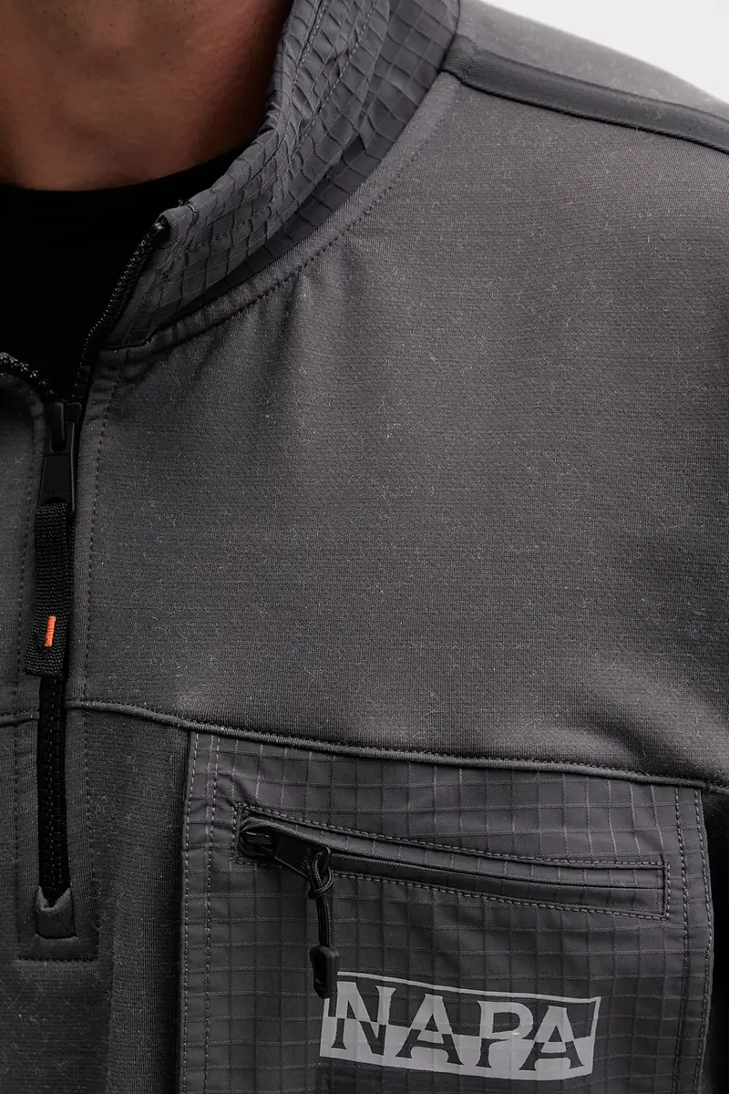 felpa B-Tusco Hz uomo colore grigio NP0A4IC9H981 miniatura 5