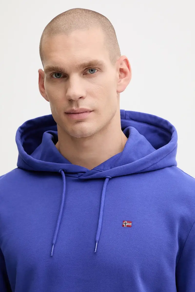 felpa Balis uomo colore blu con cappuccio NP0A4FQVB3B1 miniatura 4