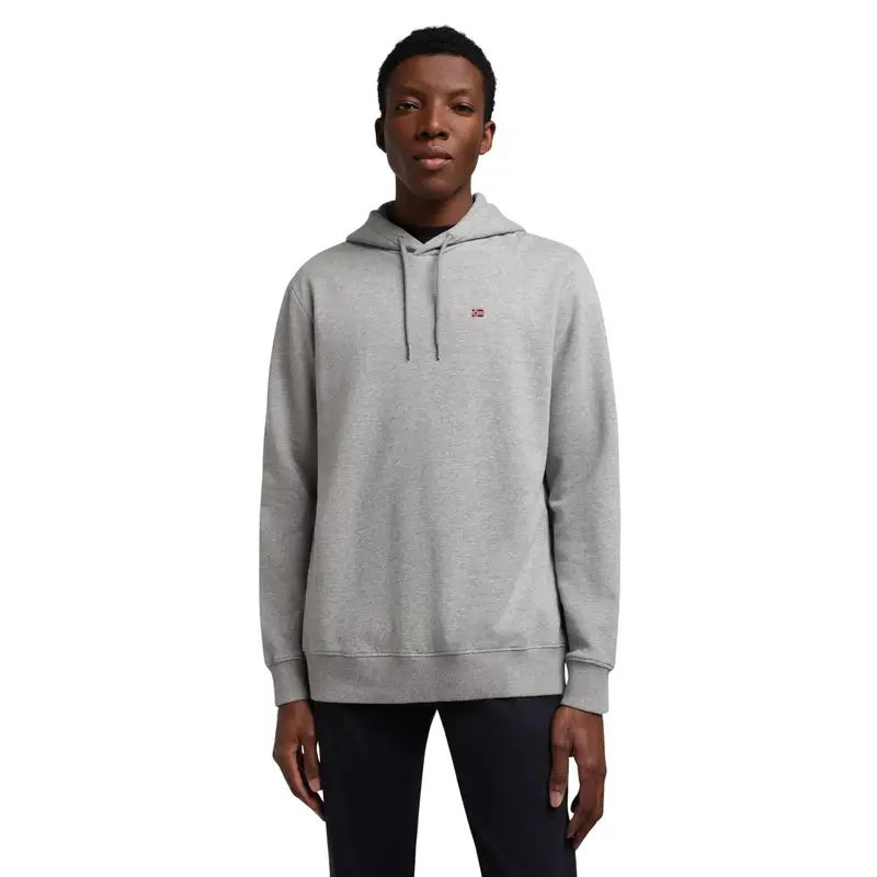 Felpa con cappuccio Napapijri Balis | Napapijri Grigio