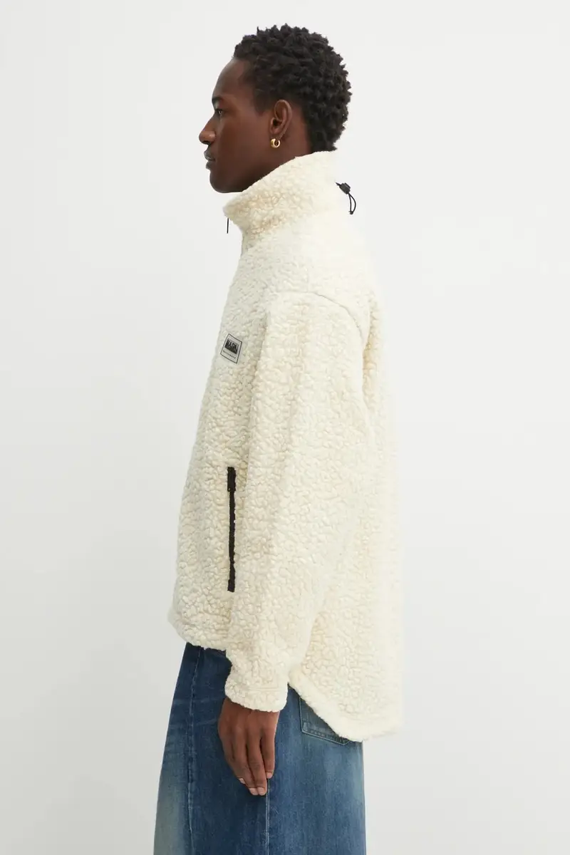 felpa con lana Napapijri x Martine Rose colore beige NP0A4IG7N1A1 miniatura 2