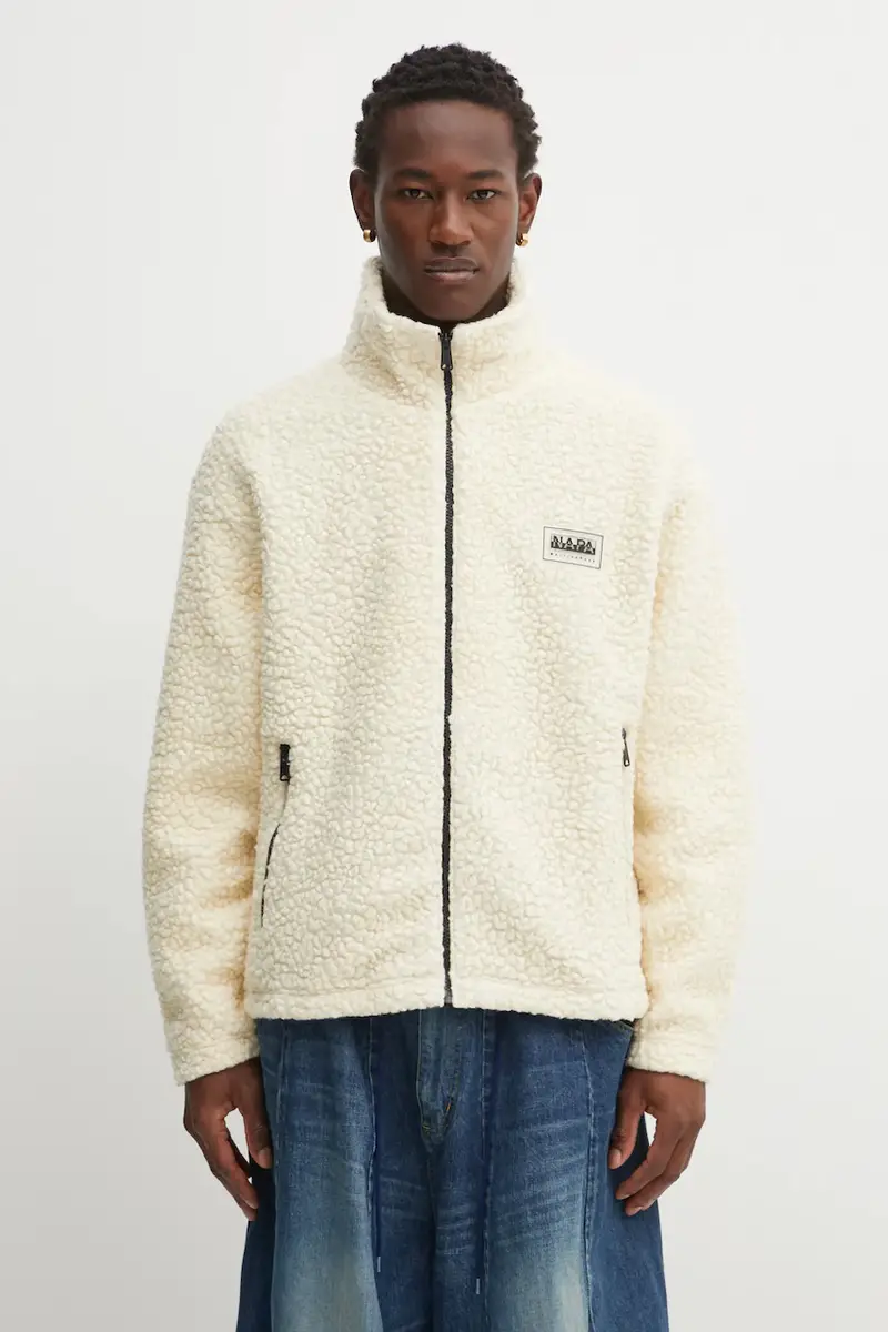 felpa con lana Napapijri x Martine Rose colore beige NP0A4IG7N1A1