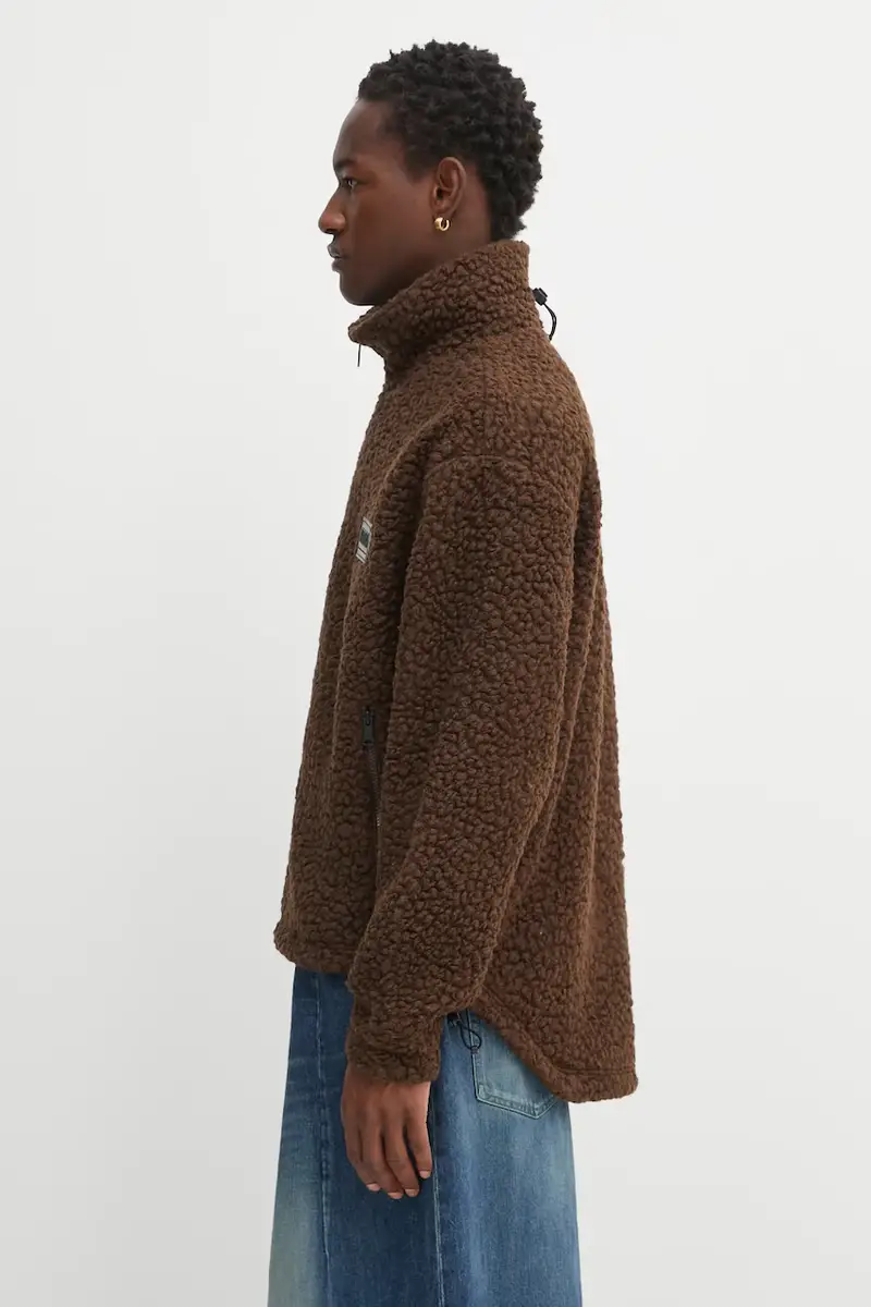 felpa con lana Napapijri x Martine Rose colore marrone NP0A4IG7WT11 miniatura 2