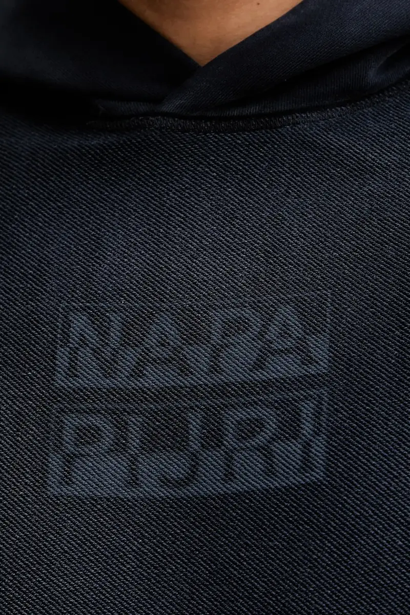 felpa in cotone B-Comel uomo colore blu navy con cappuccio NP0A88Y81761 miniatura 5