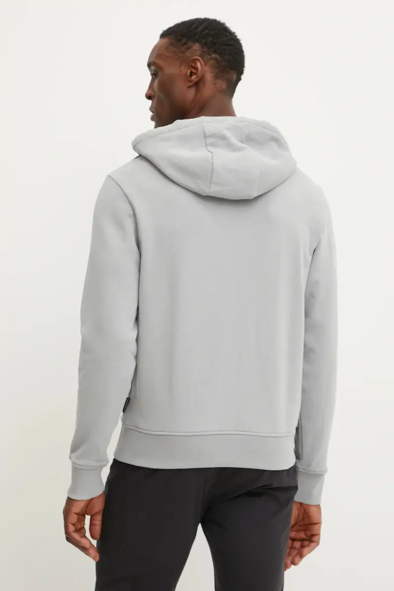 felpa in cotone Balis uomo colore grigio con cappuccio NP0A4H8AH621 miniatura 3