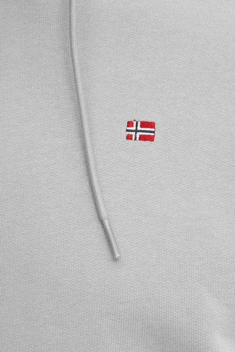 felpa in cotone Balis uomo colore grigio con cappuccio NP0A4H8AH621 miniatura 5