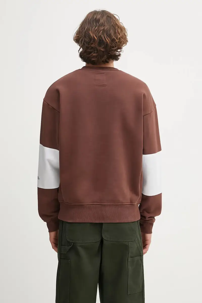 felpa in cotone x Martine Rose uomo colore marrone NP0A4I4ZWT11 miniatura 3