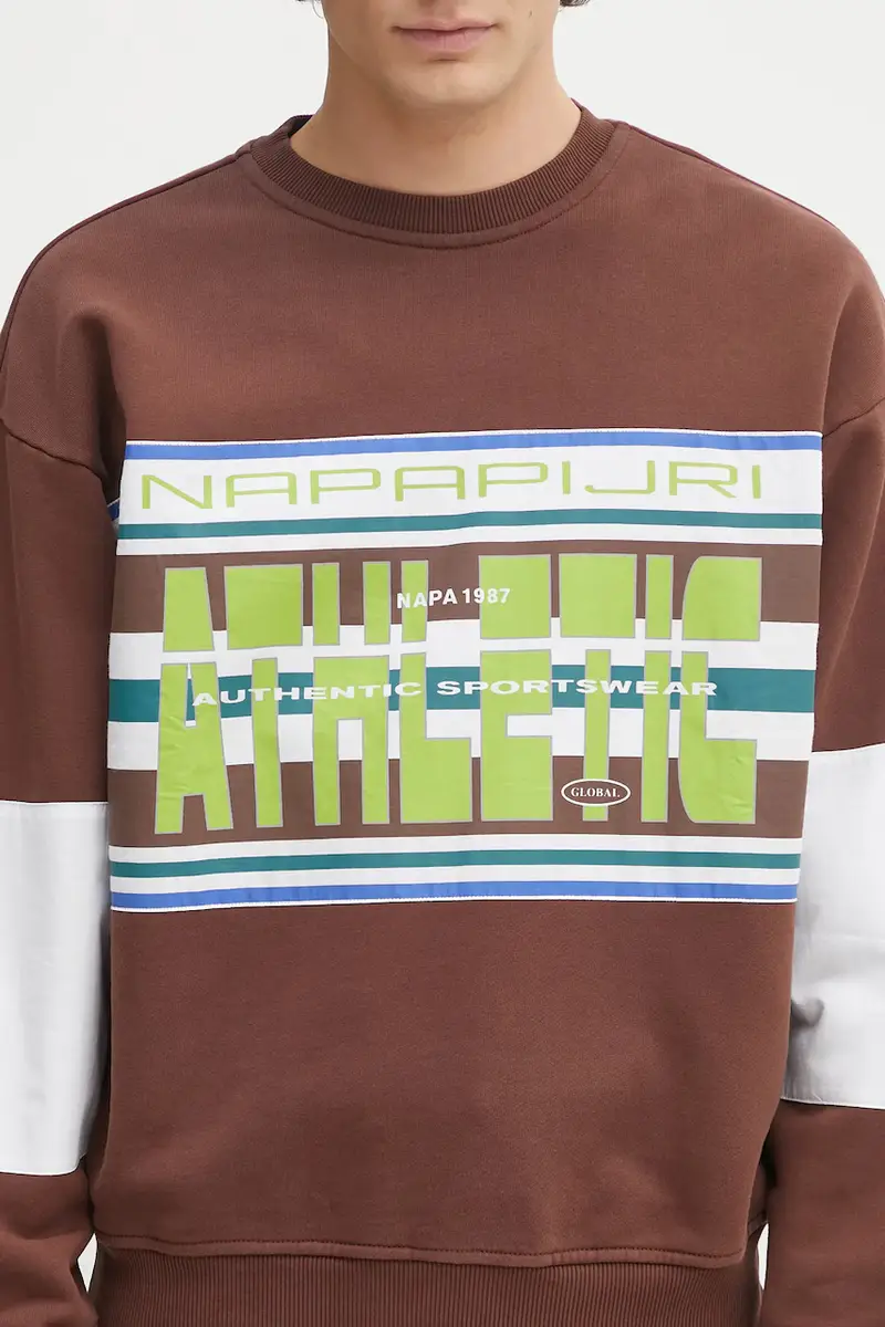 felpa in cotone x Martine Rose uomo colore marrone NP0A4I4ZWT11 miniatura 4