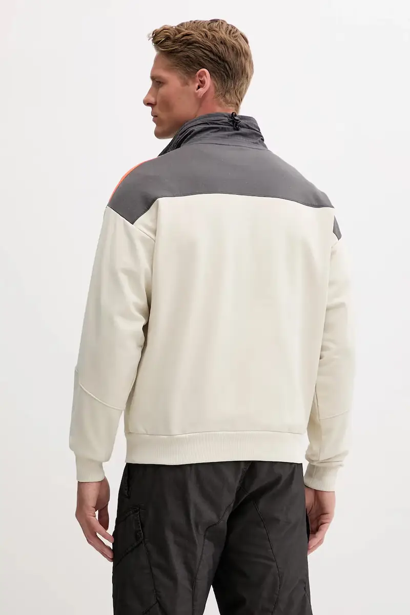 felpa in misto lana B-Tusco Hz uomo colore beige NP0A4IC9N1J1 miniatura 3