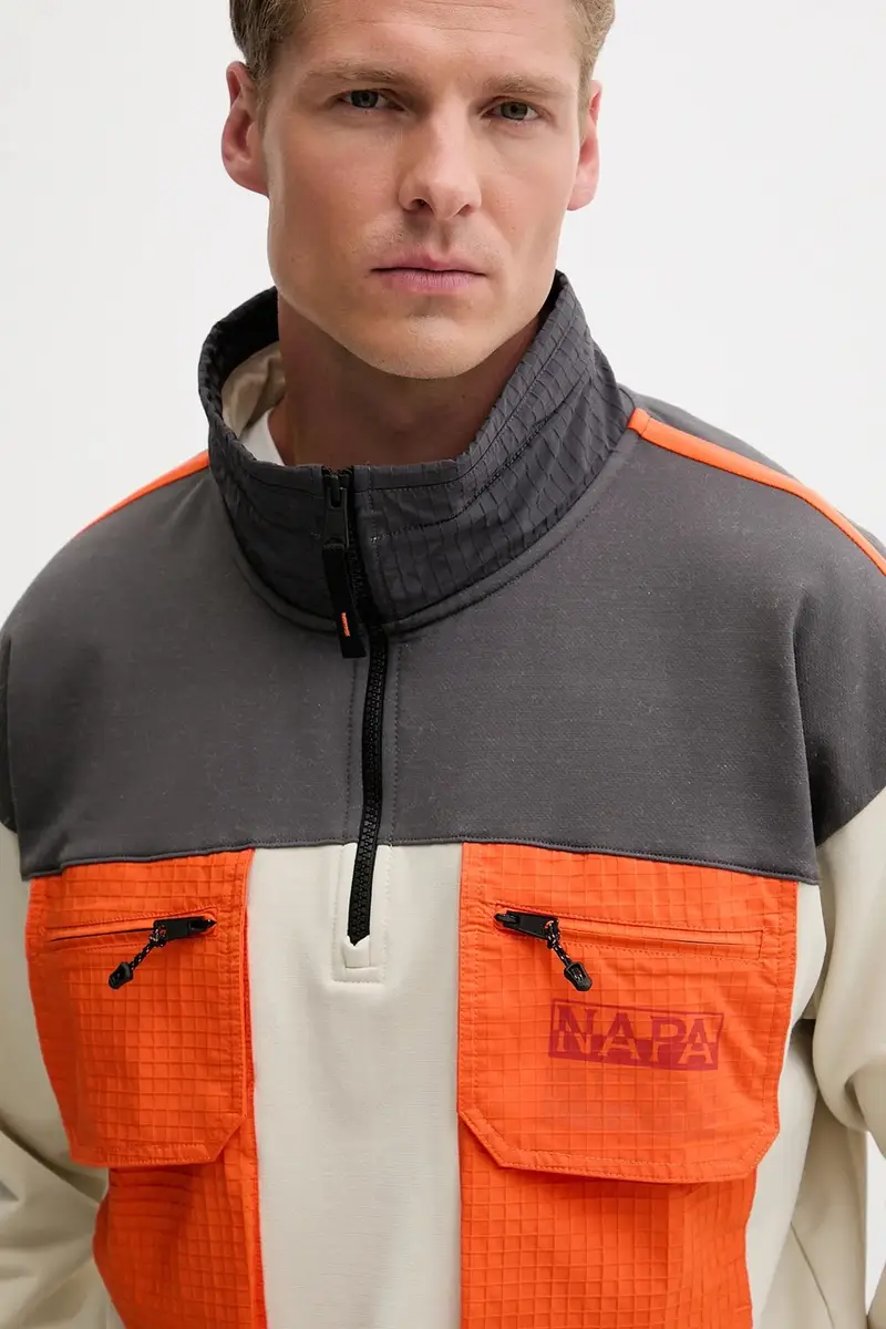 felpa in misto lana B-Tusco Hz uomo colore beige NP0A4IC9N1J1 miniatura 4