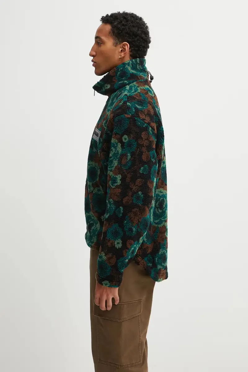 felpa in pile Napapijri x Martine Rose uomo colore verde NP0A4FPLFUB1 Turchese miniatura 2