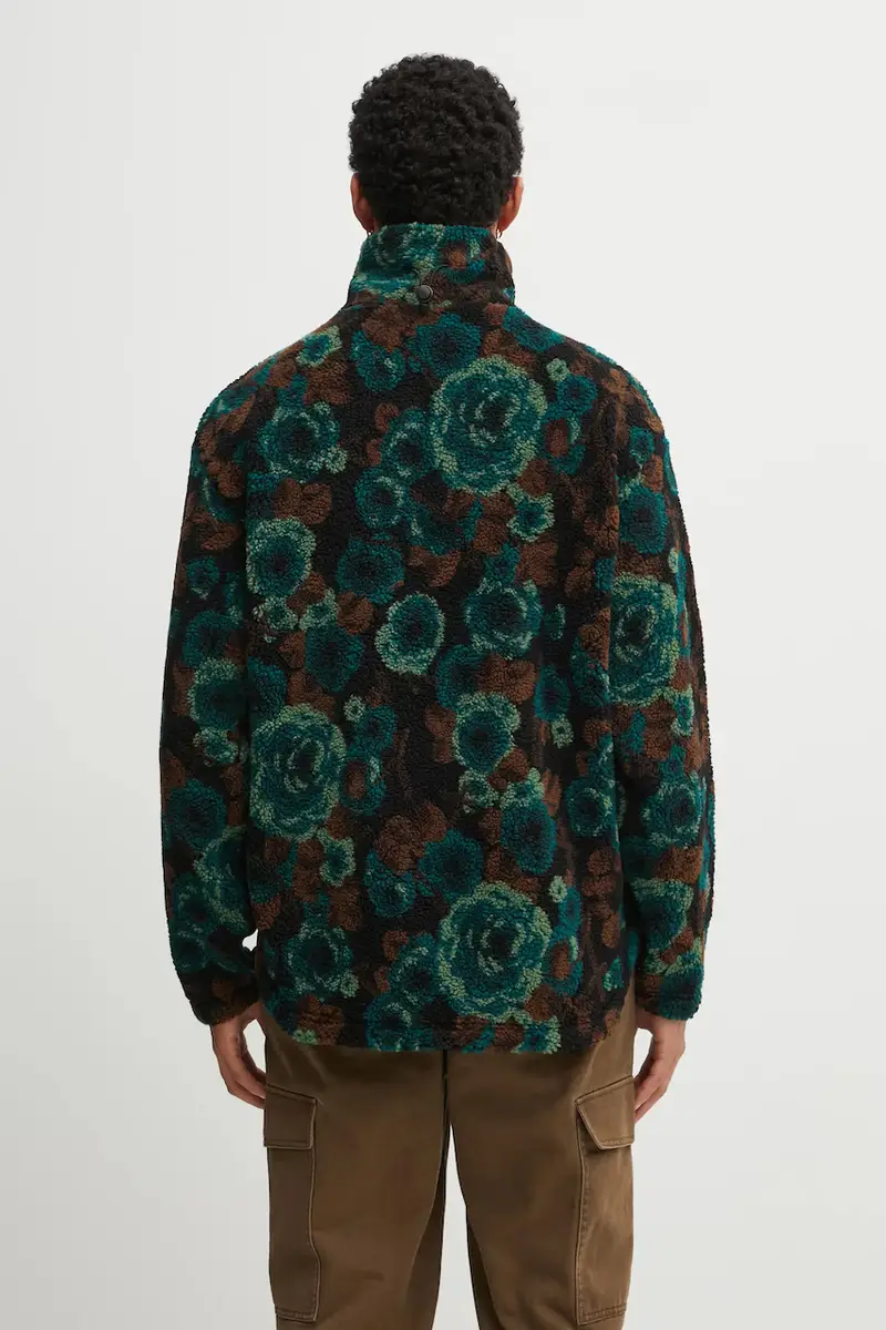 felpa in pile Napapijri x Martine Rose uomo colore verde NP0A4FPLFUB1 Turchese miniatura 3