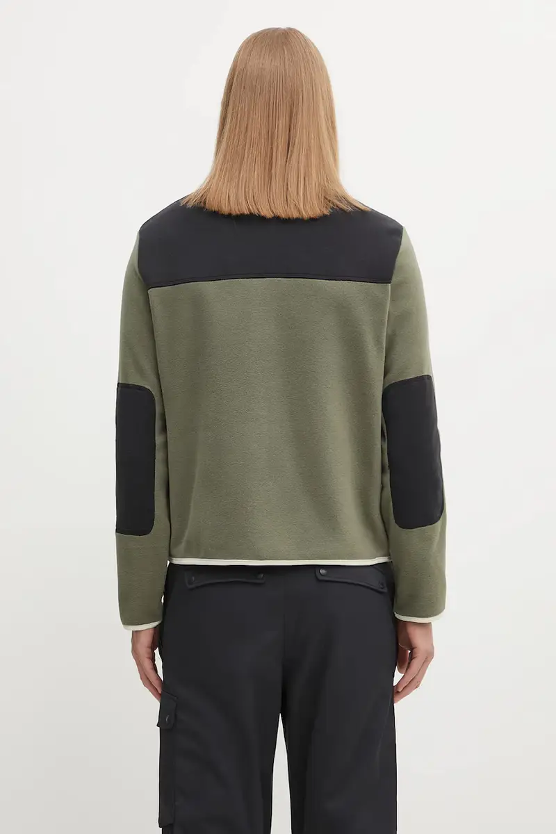 felpa in pile T-Dergana uomo colore verde NP0A88V1G0A1 miniatura 3