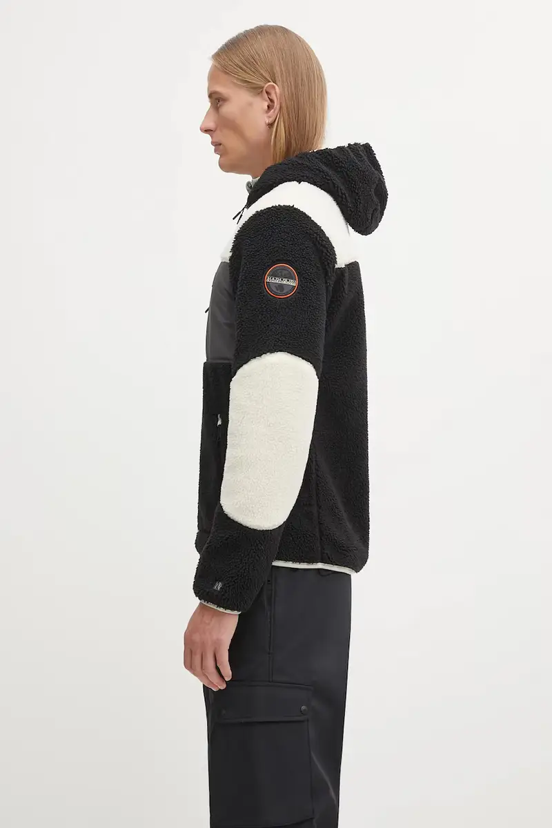 felpa in pile Yupik uomo colore nero NP0A4GNSMCB1 miniatura 2